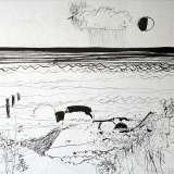 'Schauer' 1973 - Tusche, Feder - B|H: 42|30 cm